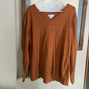 Rust Colored Oversized Sweater